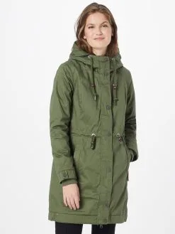 Ragwear Parkas Tussenparka Aurorie Organic Dames Olijfgroen -Ragwear Verkoop 930e2318ab206d6e787148d0fd189425