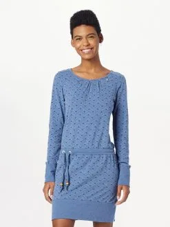 Ragwear Jerseyjurken Jurk ALEXA Dames Blauw -Ragwear Verkoop 988914dddfd8104437297cd1c6d5b1b7