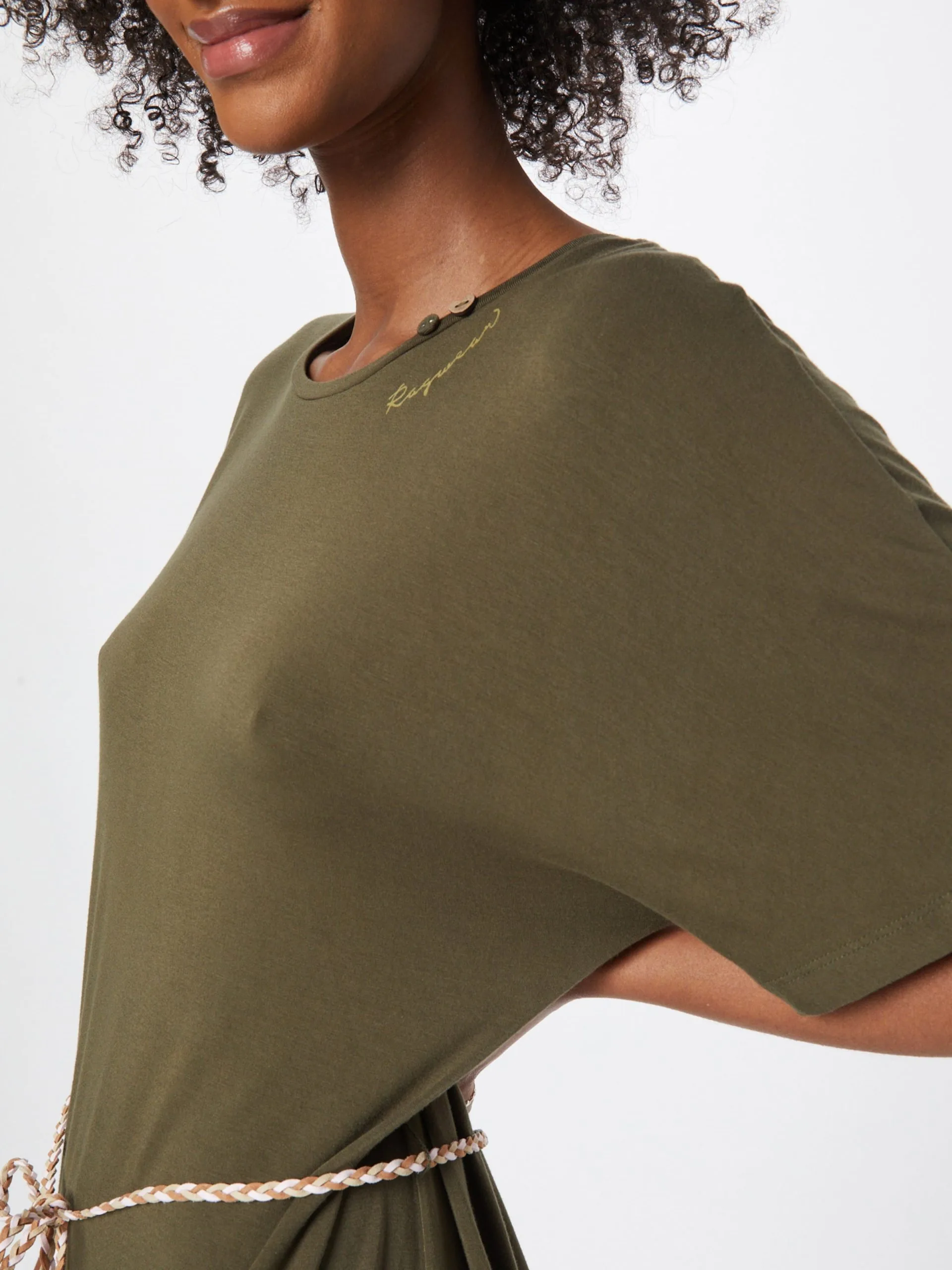 Ragwear Zomerjurken Zomerjurk Kass Dames Olijfgroen 2 Ragwear Zomerjurken Zomerjurk Kass Dames Olijfgroen - Image 2