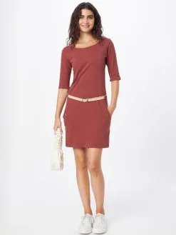 Ragwear Jerseyjurken Jurk TANYA Dames Roestrood 9 Ragwear Jerseyjurken Jurk TANYA Dames Roestrood -Ragwear Verkoop 9a04630a4a686b13052df45854096be5