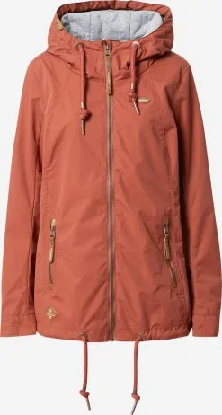 Ragwear Tussenjassen Tussenjas ZUZKA Dames Pastelrood