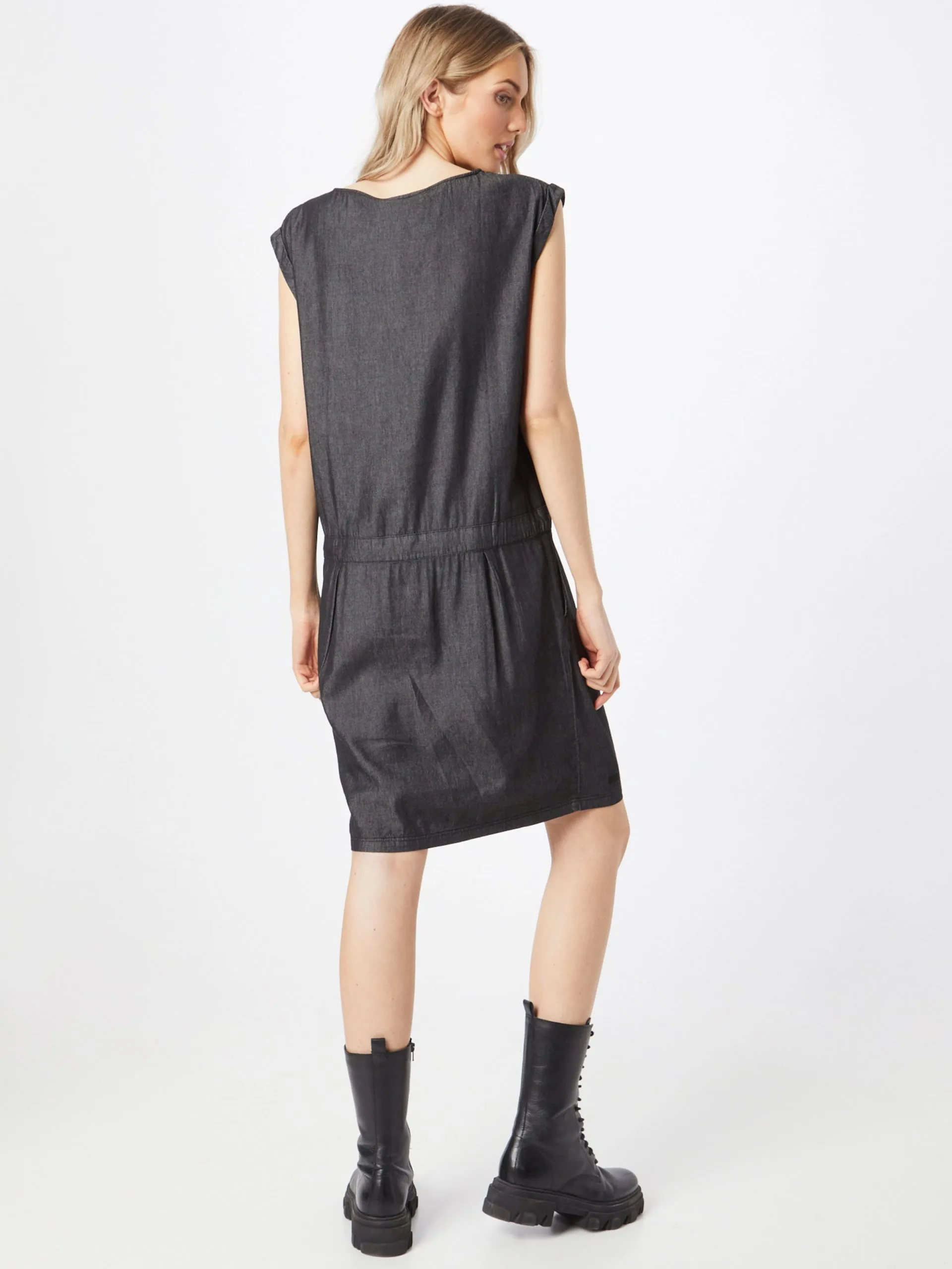 Ragwear Zomerjurken Zomerjurk MASCARPONE Dames Zwart Gemêleerd 4 Ragwear Zomerjurken Zomerjurk MASCARPONE Dames Zwart Gemêleerd - Image 4