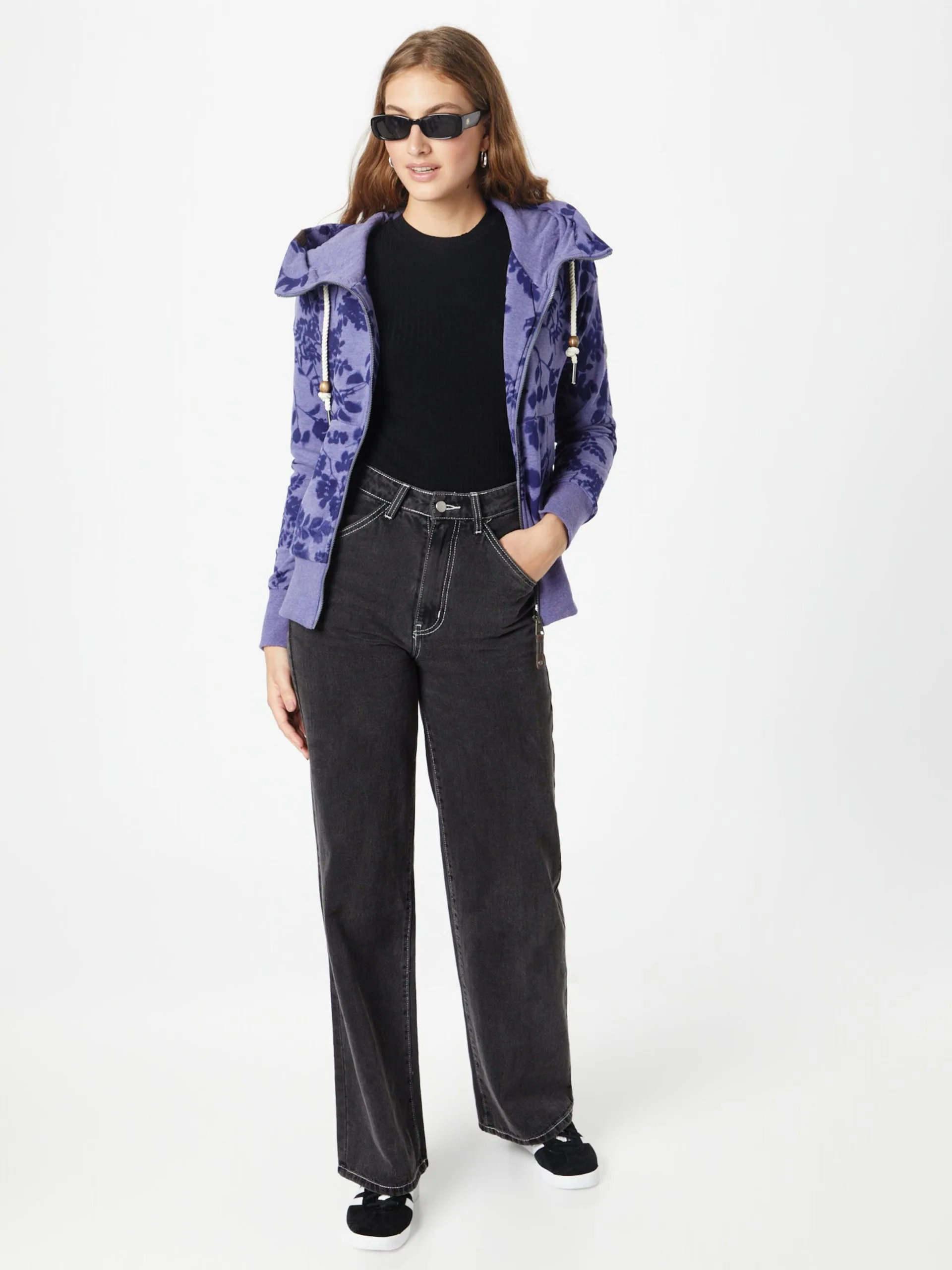 Ragwear Sweatvesten Sweatvest Dames Nachtblauw 5 Ragwear Sweatvesten Sweatvest Dames Nachtblauw - Image 5