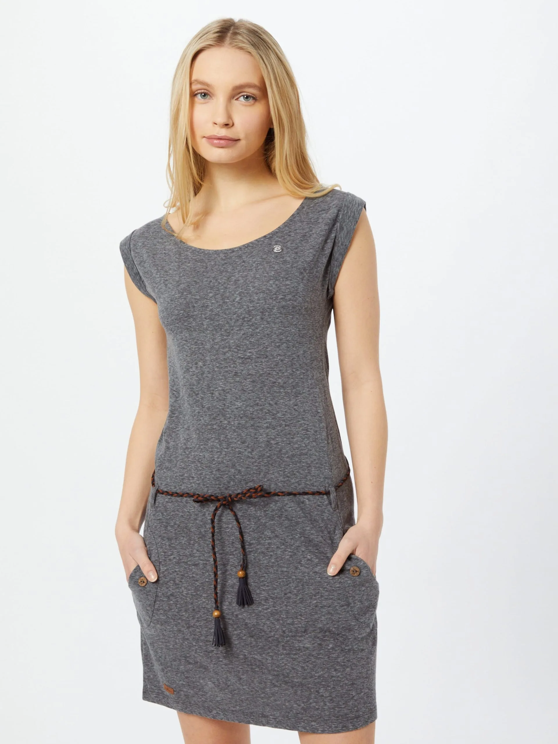 Ragwear Zomerjurken Zomerjurk Tag Dames Grijs Gemêleerd 2 Ragwear Zomerjurken Zomerjurk Tag Dames Grijs Gemêleerd - Image 2