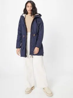 Ragwear Parkas Tussenparka ELBA Dames Navy -Ragwear Verkoop a2cdf2ecae190323b63c0c640b084514