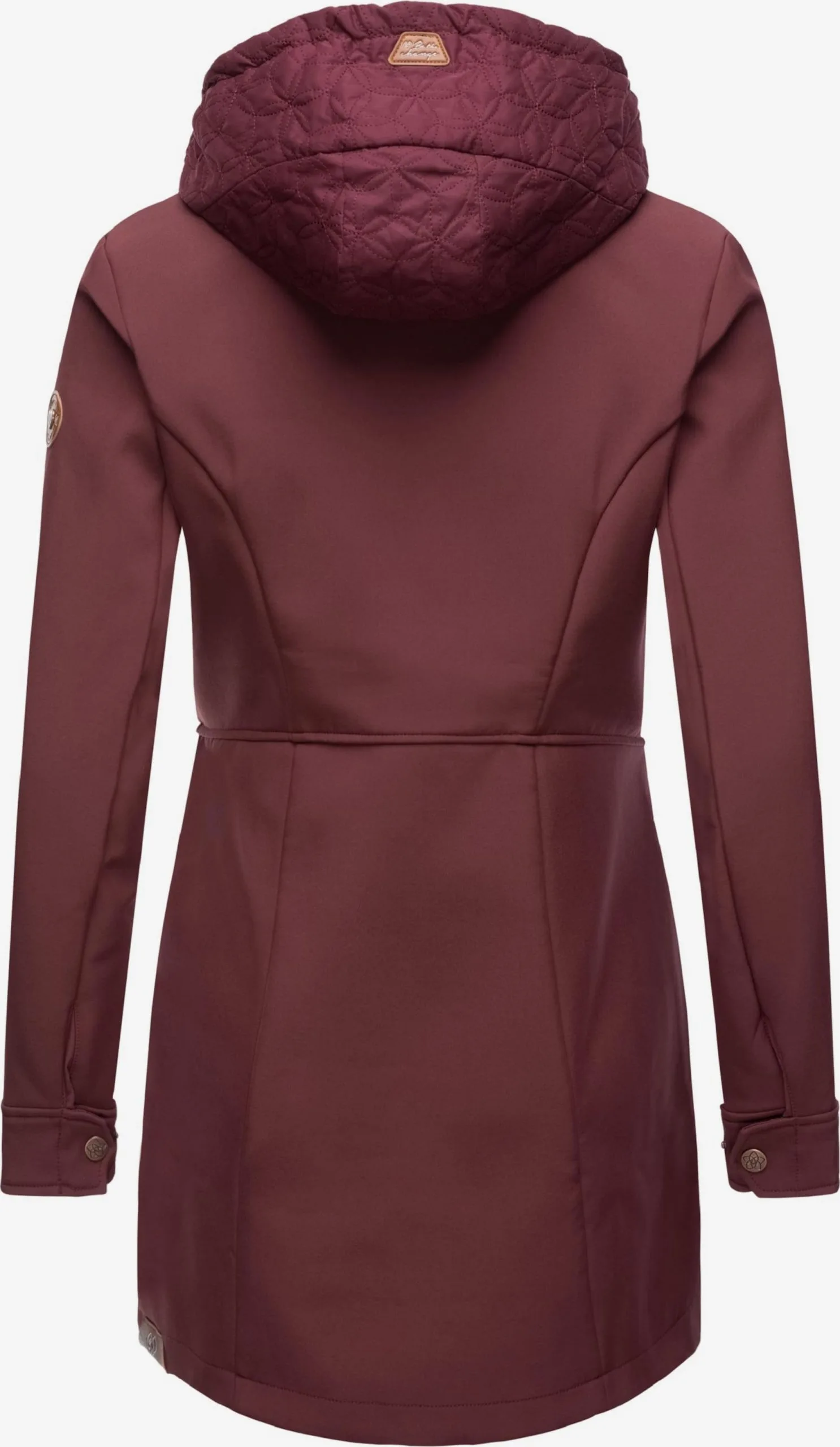 Ragwear Parkas Tussenparka Ybela Dames Wijnrood 3 Ragwear Parkas Tussenparka Ybela Dames Wijnrood - Image 3