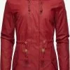 Ragwear Outdoor Jassen Functionele Jas Monadis Rainy Dames Robijnrood