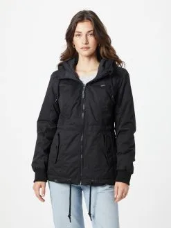 Ragwear Parkas Tussenparka DANKKA Dames Zwart -Ragwear Verkoop a433076d62999f0ff8e68cd8080d8b56