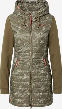 Ragwear Tussenjassen Tussenjas Dames Olijfgroen / Mintgroen