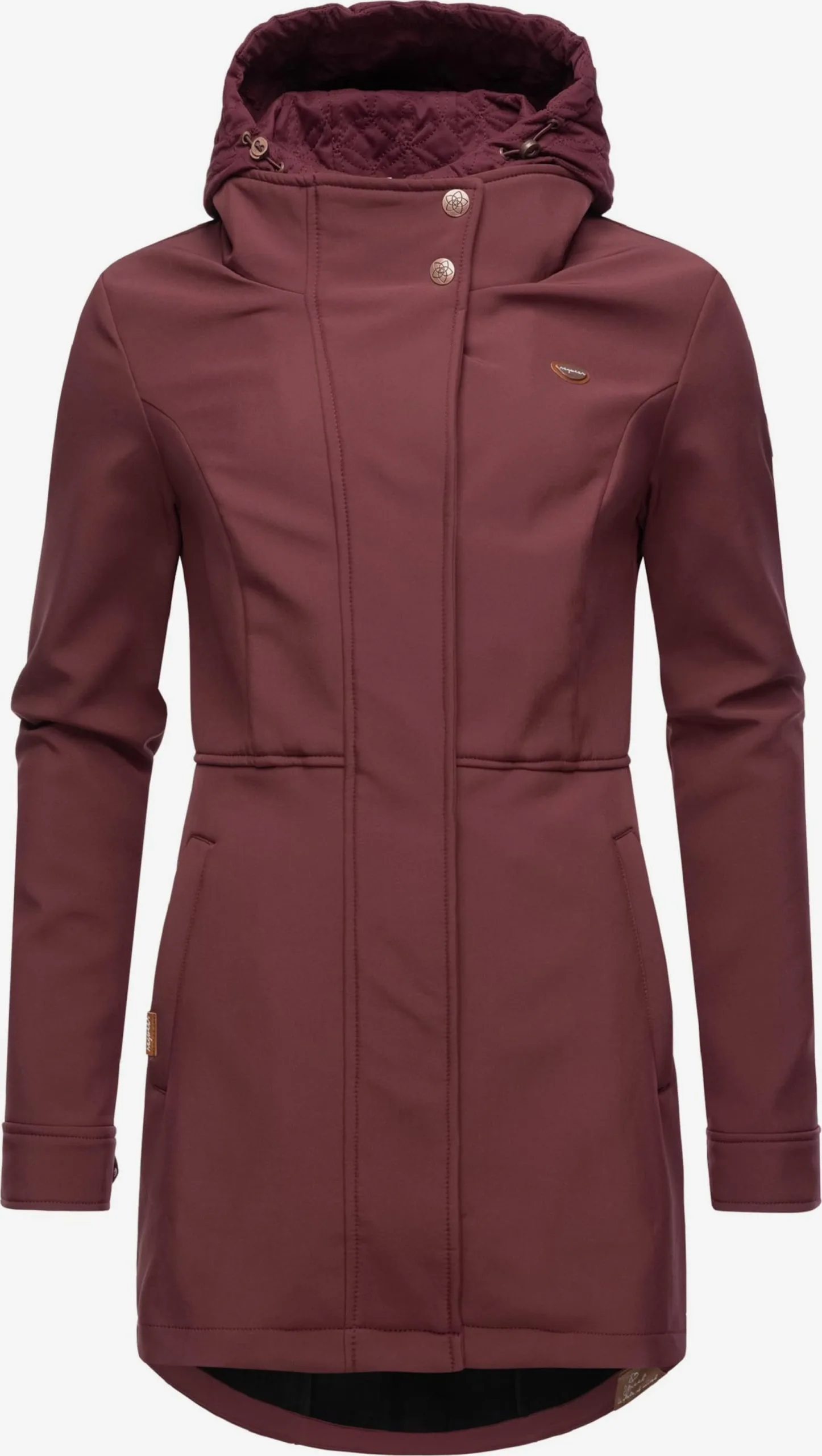 Ragwear Parkas Tussenparka Ybela Dames Wijnrood 4 Ragwear Parkas Tussenparka Ybela Dames Wijnrood - Image 4