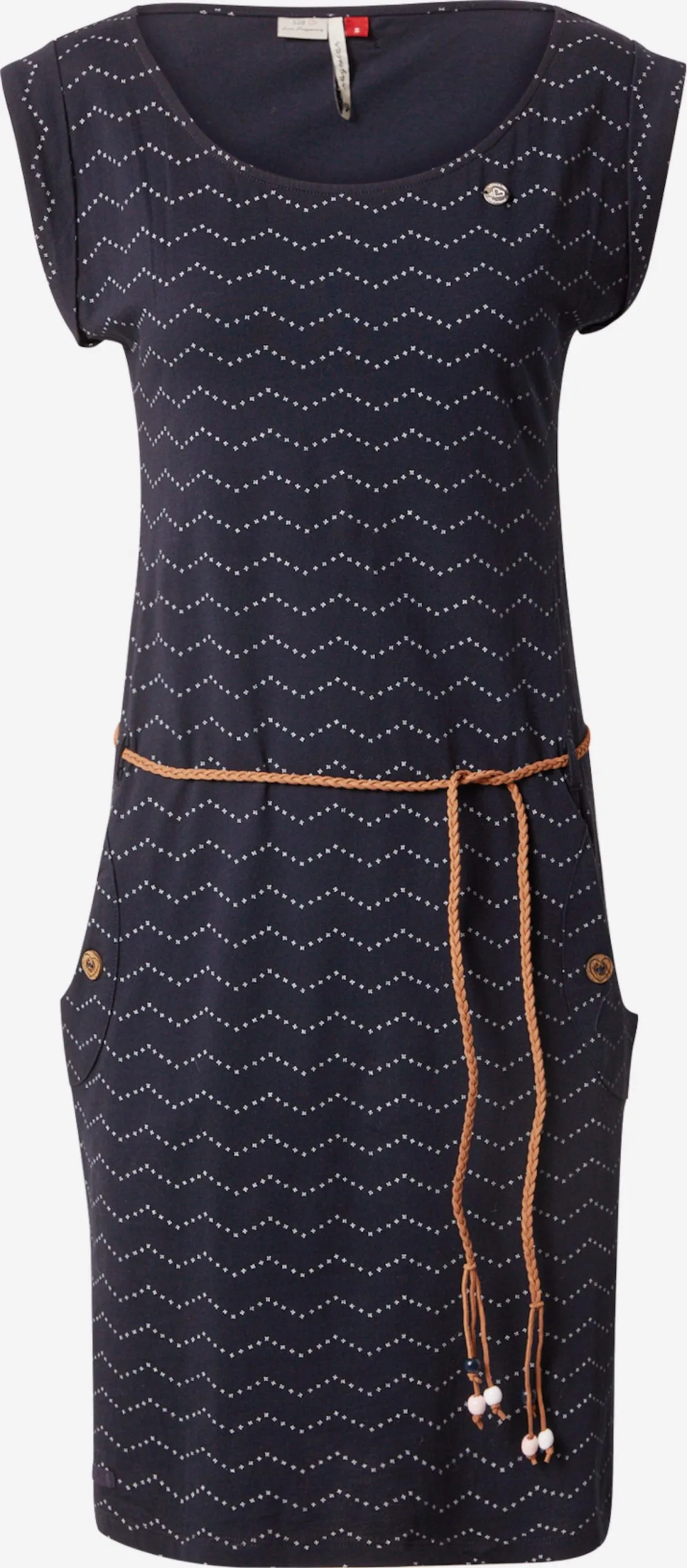 Ragwear Jerseyjurken Jurk Tagg Dames Nachtblauw 1 Ragwear Jerseyjurken Jurk Tagg Dames Nachtblauw