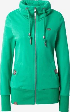 Ragwear Sweatvesten Sweatvest RYLIE Dames Jade Groen