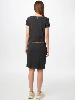 Ragwear Jerseyjurken Jurk Montana Dames Zwart Gemêleerd -Ragwear Verkoop ac49cf1ab81c445cee7cd4b556fc5973