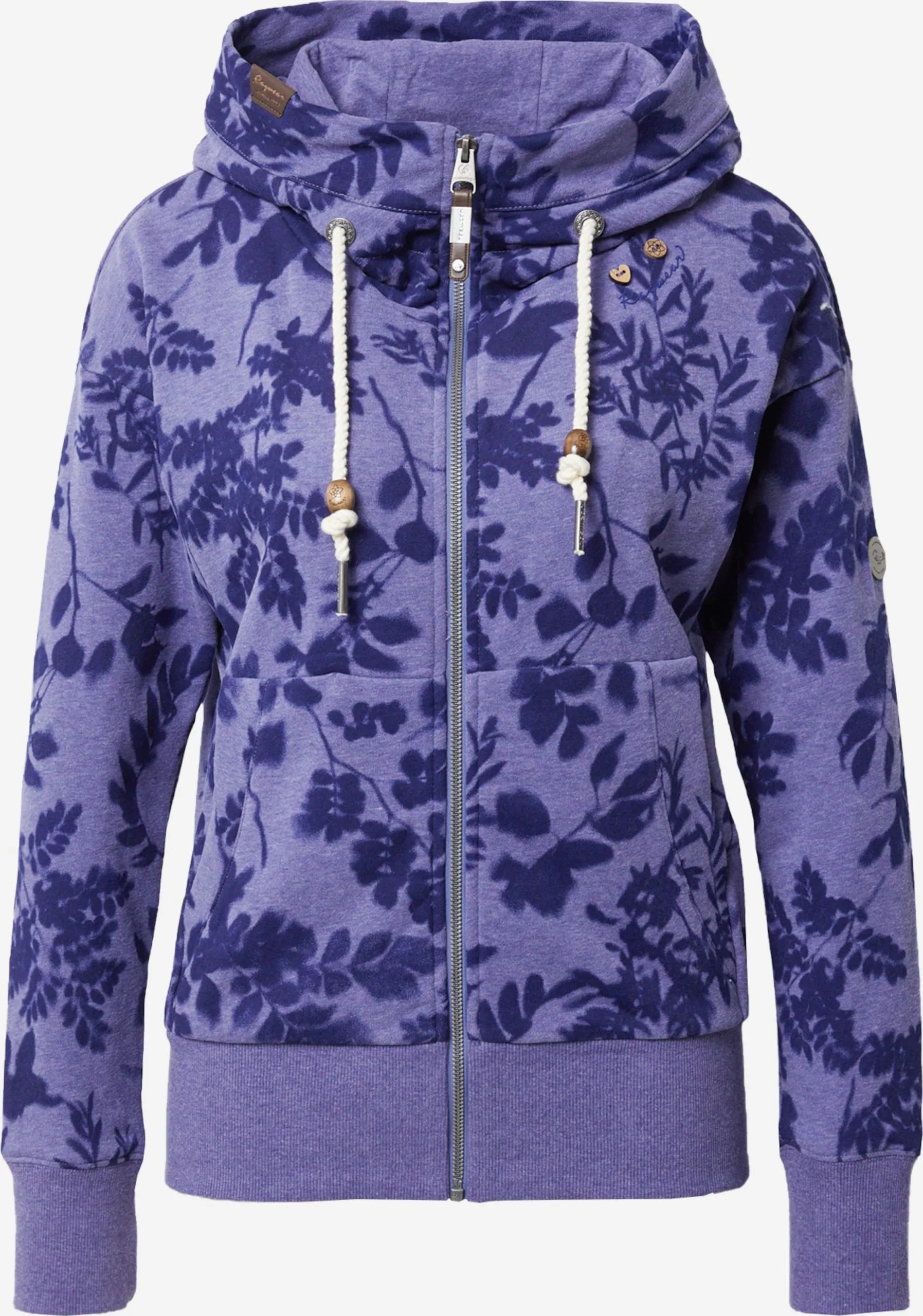 Ragwear Sweatvesten Sweatvest Dames Nachtblauw 1 Ragwear Sweatvesten Sweatvest Dames Nachtblauw