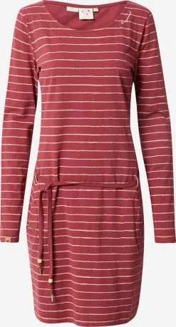 Ragwear Jerseyjurken Jurk TALONA Dames Pastelrood