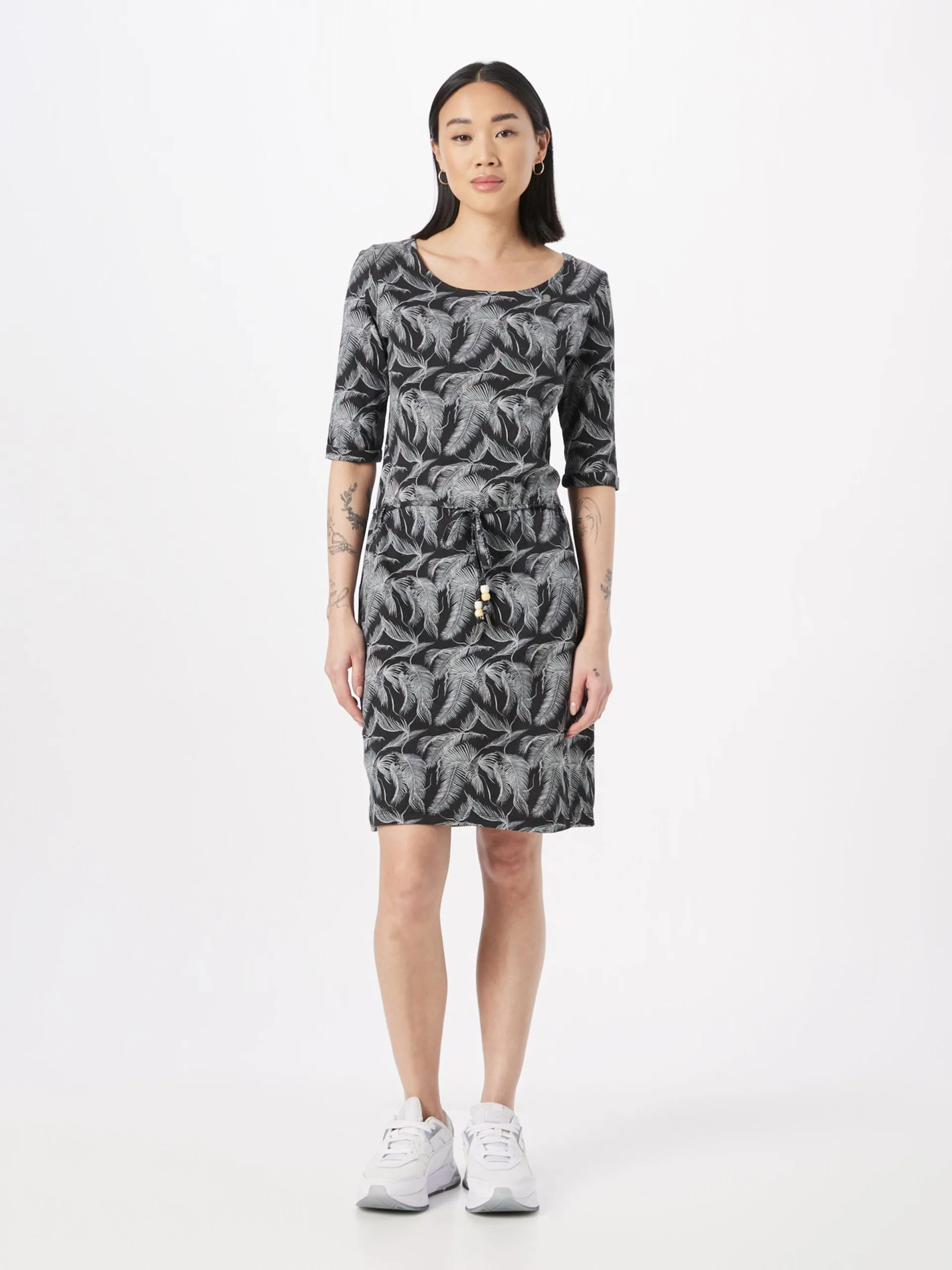 Ragwear Jerseyjurken Jurk TAMMI Dames Zwart 3 Ragwear Jerseyjurken Jurk TAMMI Dames Zwart - Image 3