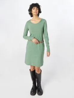 Ragwear Jerseyjurken Jurk MONTANA Dames Groen -Ragwear Verkoop b3c5216df0dff2d98ff3b496e2a597c3