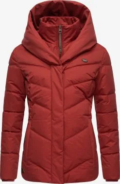 Ragwear Winterjassen Winterjas Natesa Dames Rood