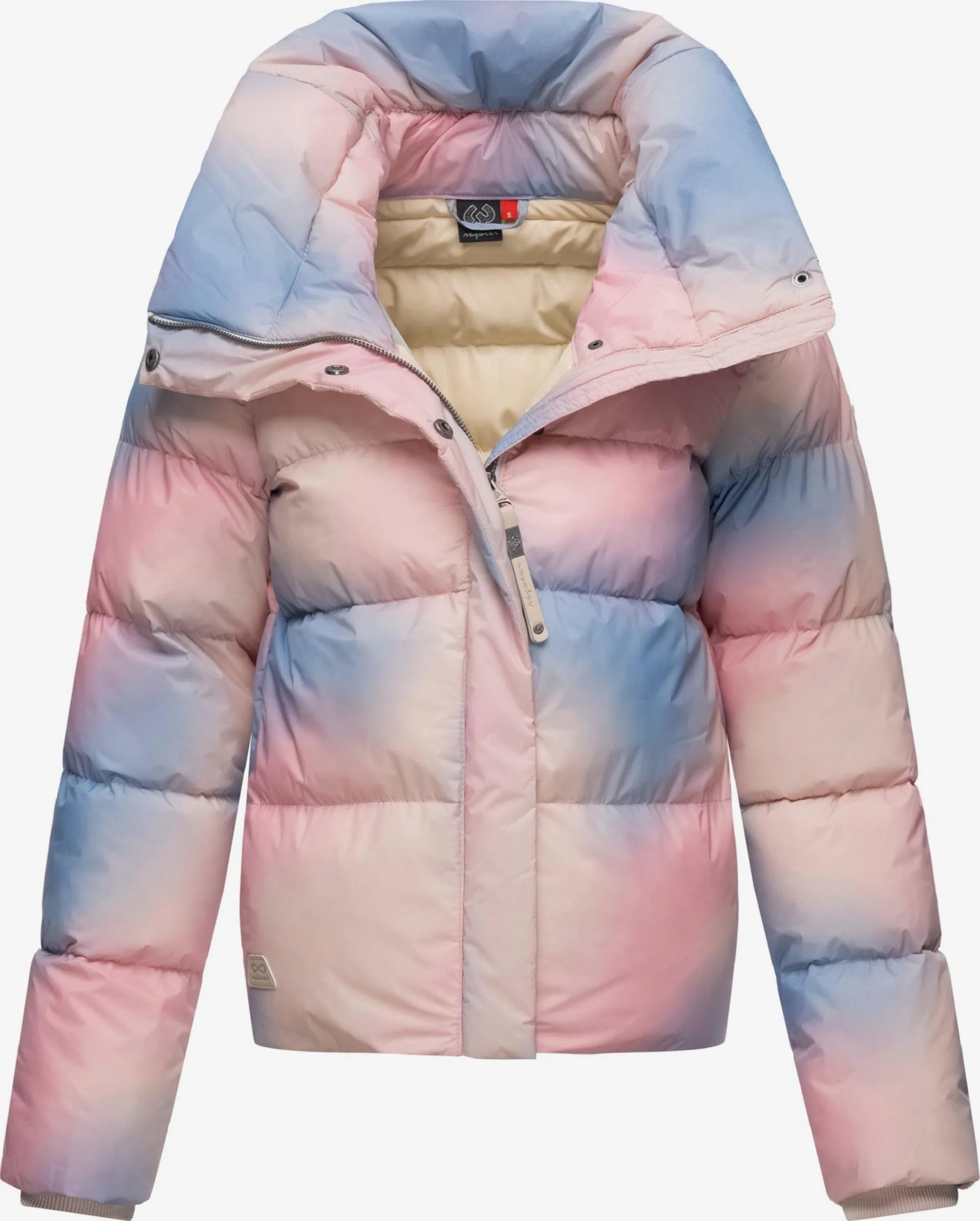 Ragwear Winterjassen Winterjas Lunis Ombre Dames Oranje 2 Ragwear Winterjassen Winterjas Lunis Ombre Dames Oranje - Image 2