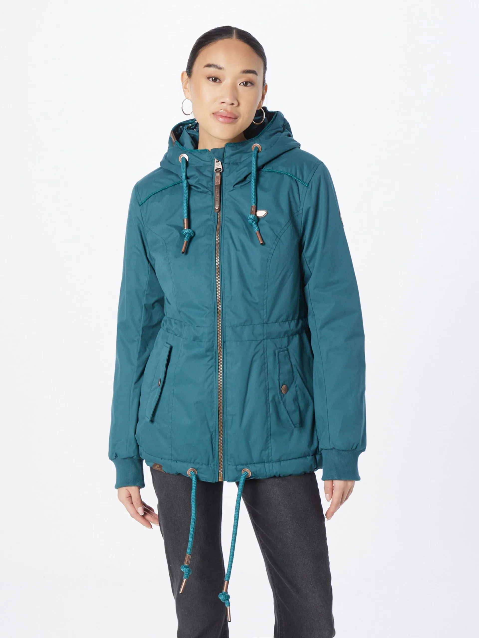 Ragwear Parkas Tussenparka DANKA Dames Jade Groen 3 Ragwear Parkas Tussenparka DANKA Dames Jade Groen - Image 3