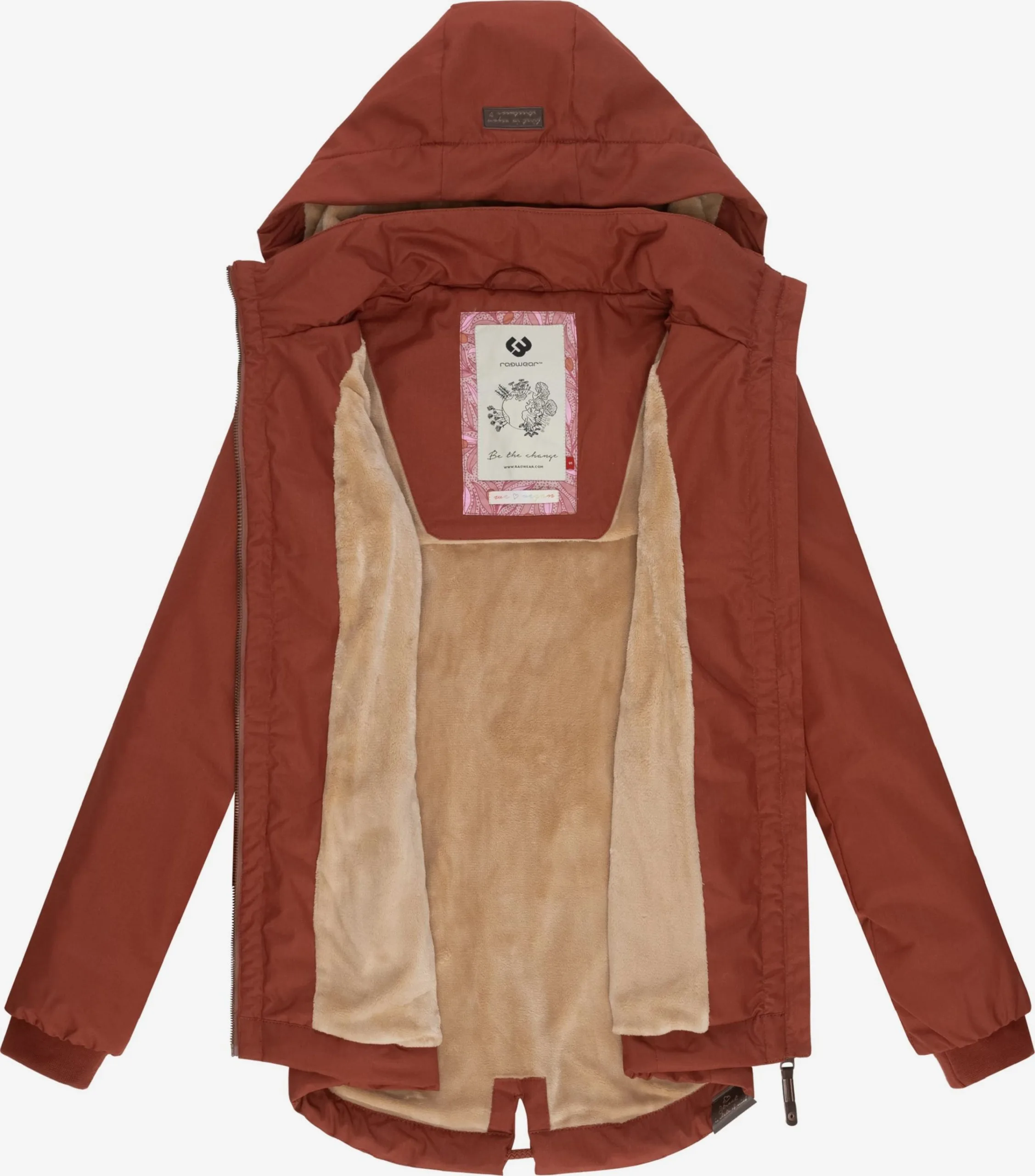 Ragwear Tussenjassen Tussenjas Varvarra Dames Bruin 5 Ragwear Tussenjassen Tussenjas Varvarra Dames Bruin - Image 5