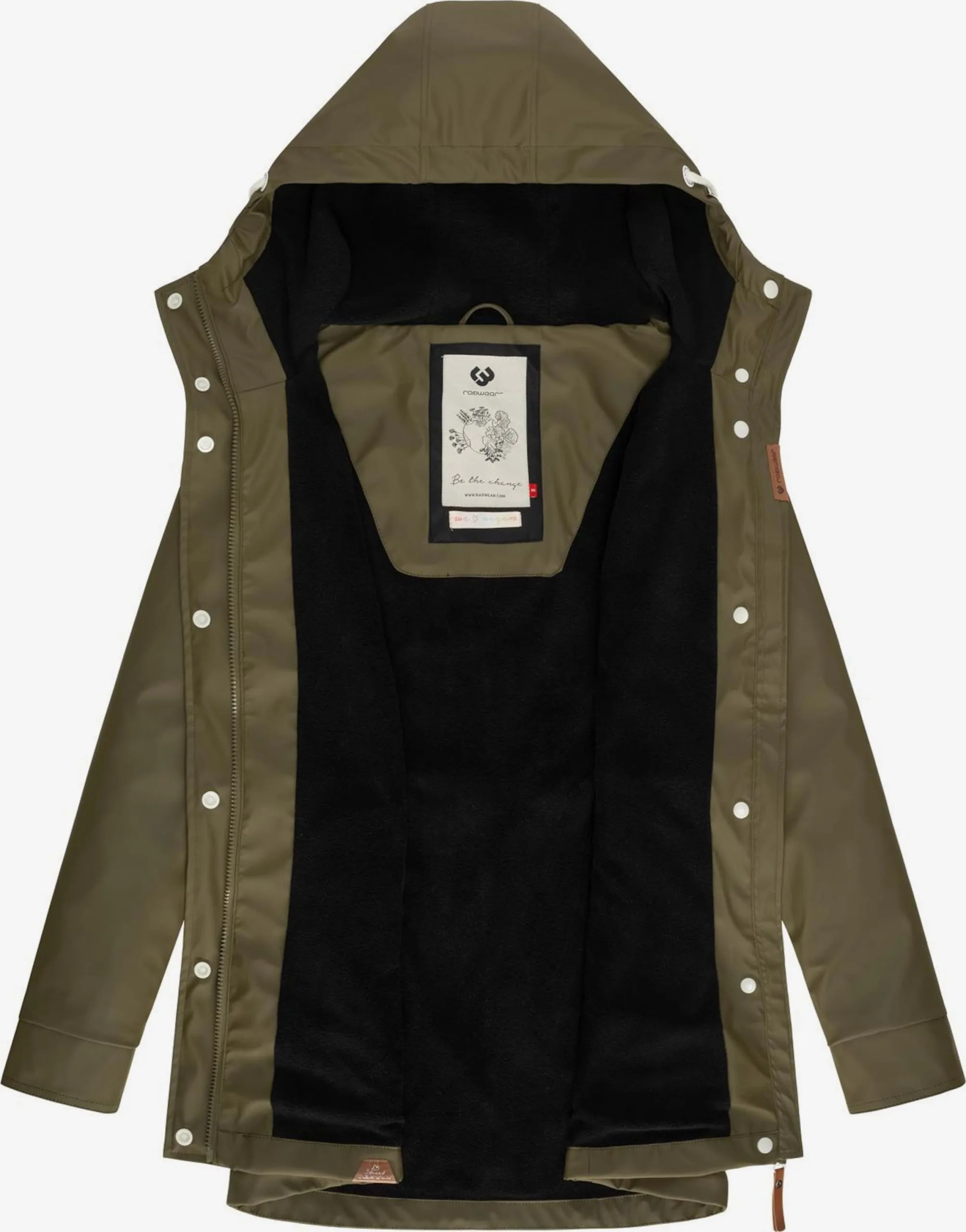 Ragwear Outdoor Jassen Functionele Jas Monadis Dames Olijfgroen 5 Ragwear Outdoor Jassen Functionele Jas Monadis Dames Olijfgroen - Image 5