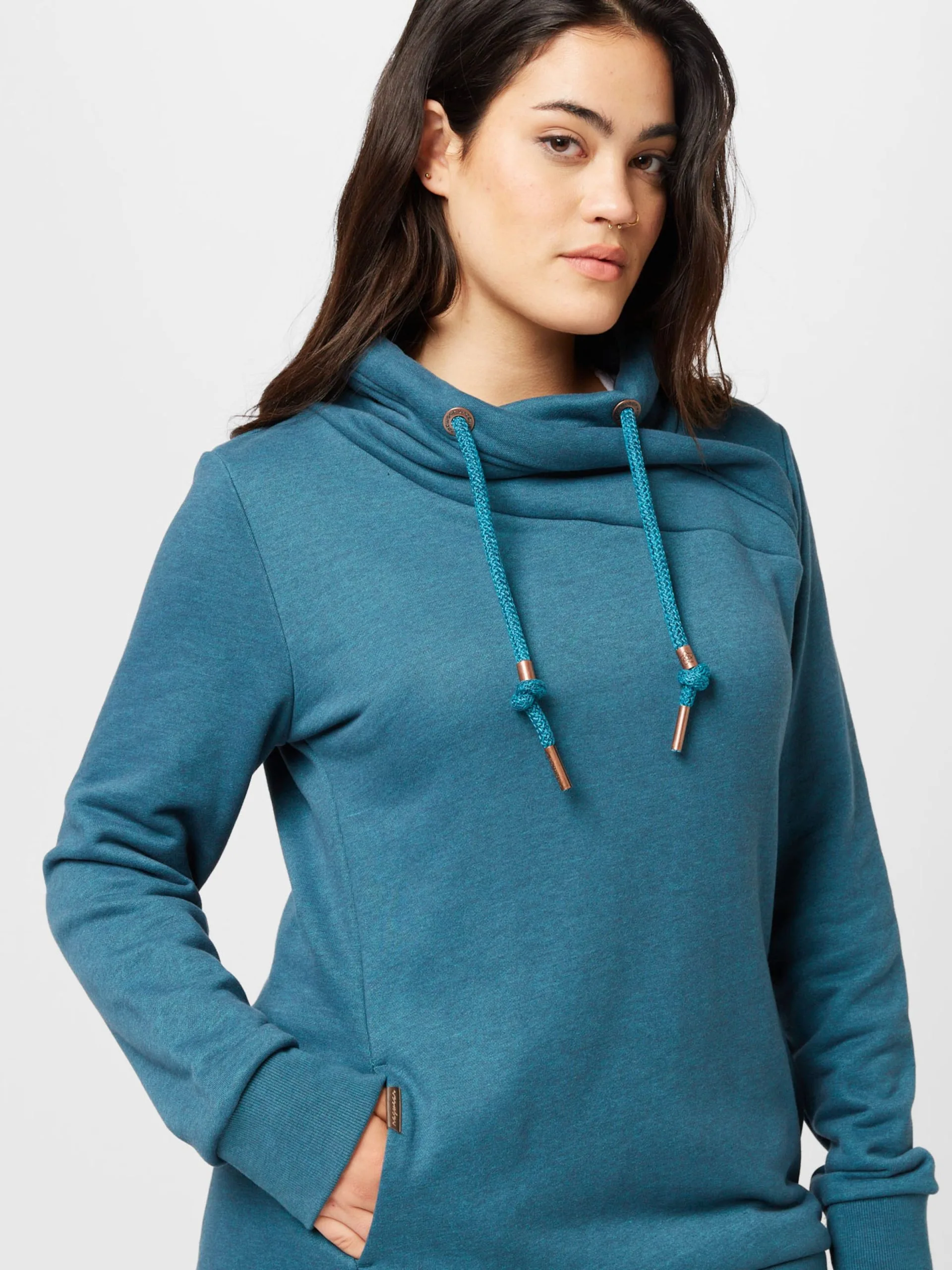 Sweatshirts Sweatshirt NESKA Dames Petrol 2 Sweatshirts Sweatshirt NESKA Dames Petrol - Image 2