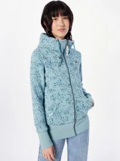 Ragwear Sweatvesten Sweatvest NESKA Dames Blauw -Ragwear Verkoop c42bd5a6d8a550b73373fc1c625b371a