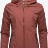 Ragwear Outdoor Jassen Functionele Jas Dizzie Dames Roestbruin