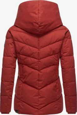 Ragwear Winterjassen Winterjas Natesa Dames Rood -Ragwear Verkoop c72569ef56643da559302be85f63c500