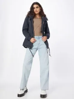 Ragwear Parkas Tussenparka DANKA Dames Navy / Donkerblauw -Ragwear Verkoop c927773f323aec6bc77fc657cd8d8fa3