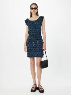 Ragwear Jerseyjurken Jurk TAGG Dames Navy / Indigo -Ragwear Verkoop cf28fea58d22faa0e41272acb17905c4