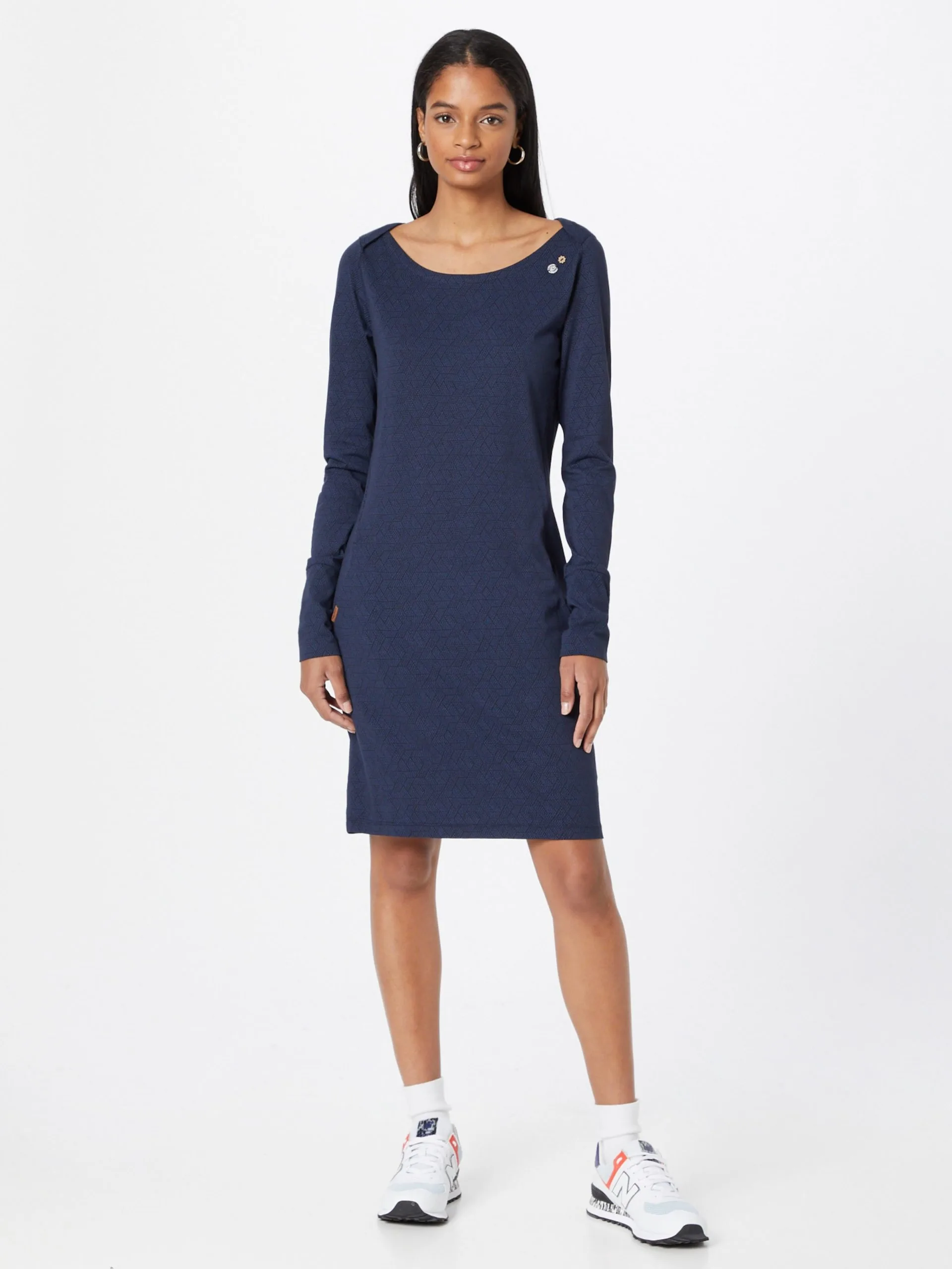 Ragwear Jerseyjurken Jurk RIVER Dames Nachtblauw / Hemelsblauw 3 Ragwear Jerseyjurken Jurk RIVER Dames Nachtblauw / Hemelsblauw - Image 3