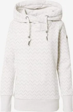 Ragwear Hoodies Sweatshirt GRIPY Dames Wit Gemêleerd