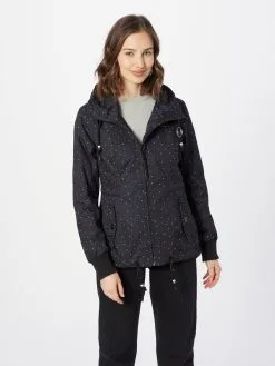 Ragwear Tussenjassen Tussenjas DANKKA Dames Zwart -Ragwear Verkoop d6c9226262361ebab9f4e26af94be96a