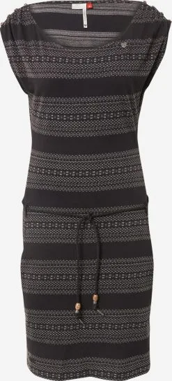 Ragwear Jerseyjurken Jurk CHEGO Dames Zwart