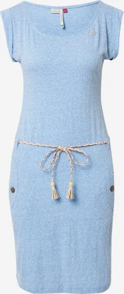 Ragwear Jerseyjurken Jurk TAGG Dames Blauw Gemêleerd
