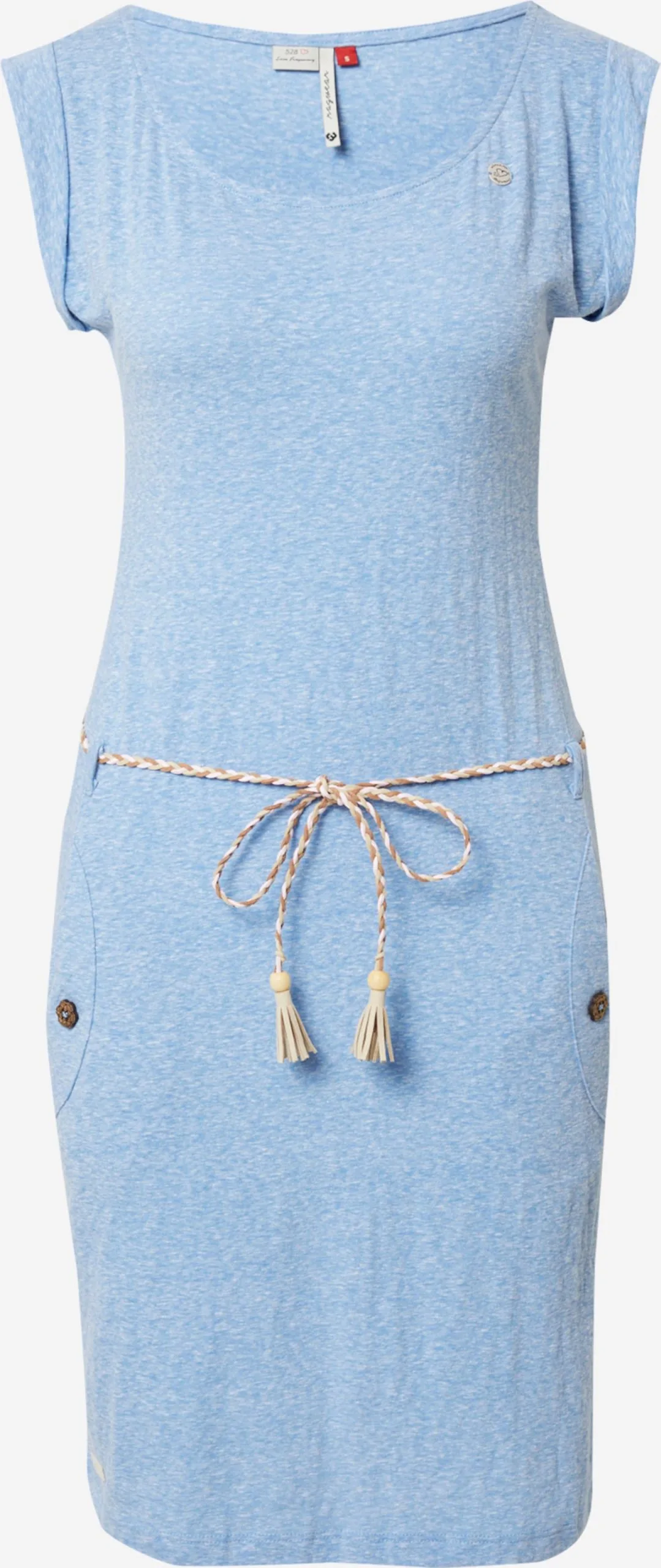 Ragwear Jerseyjurken Jurk TAGG Dames Blauw Gemêleerd 1 Ragwear Jerseyjurken Jurk TAGG Dames Blauw Gemêleerd