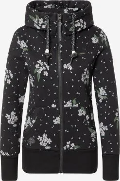 Ragwear Sweatvesten Sweatvest Dames Zwart