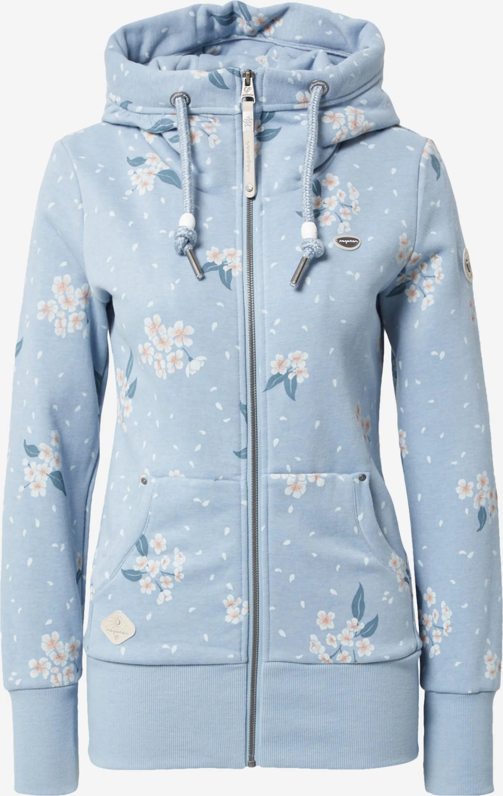 Ragwear Sweatvesten Sweatvest NESKA Dames Lichtblauw 1 Ragwear Sweatvesten Sweatvest NESKA Dames Lichtblauw