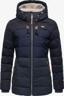 Ragwear Winterjassen Winterjas Quantic Dames Navy