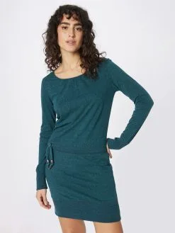 Ragwear Jerseyjurken Jurk ALEXA Dames Donkergroen -Ragwear Verkoop dc80de66d5238588172bdd1f495d42ee