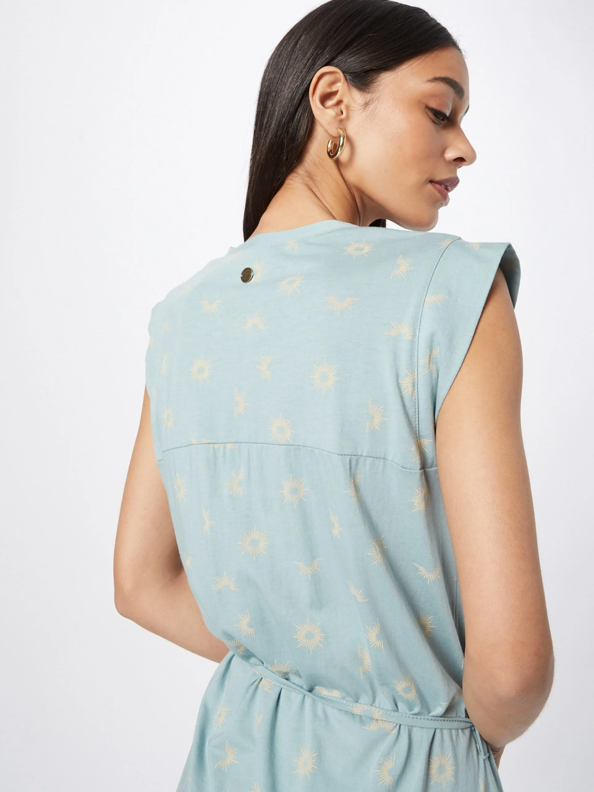 Ragwear Jerseyjurken Jurk ZOFKA Dames Lichtblauw 2 Ragwear Jerseyjurken Jurk ZOFKA Dames Lichtblauw - Image 2