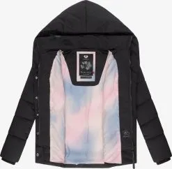 Ragwear Winterjassen Winterjas Natesa Dames Zwart -Ragwear Verkoop e03424136dee6ea4072cc3d1fda7a4c5