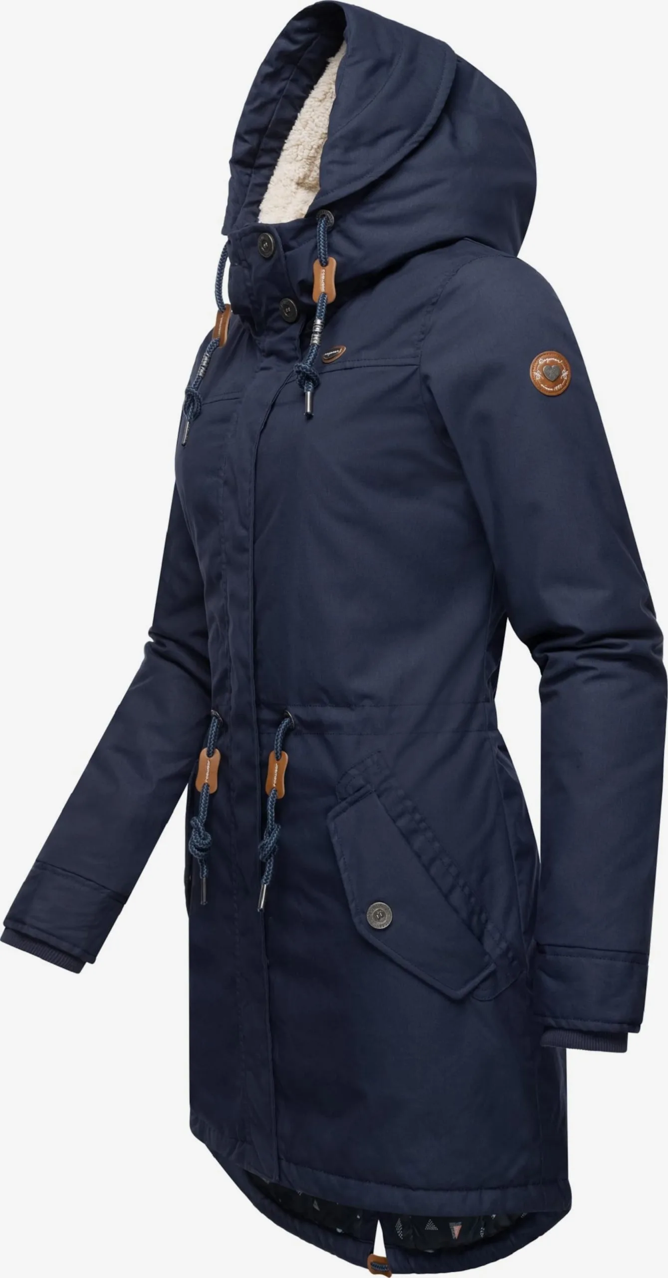 Ragwear Parkas Tussenparka Elba Dames Navy 2 Ragwear Parkas Tussenparka Elba Dames Navy - Image 2