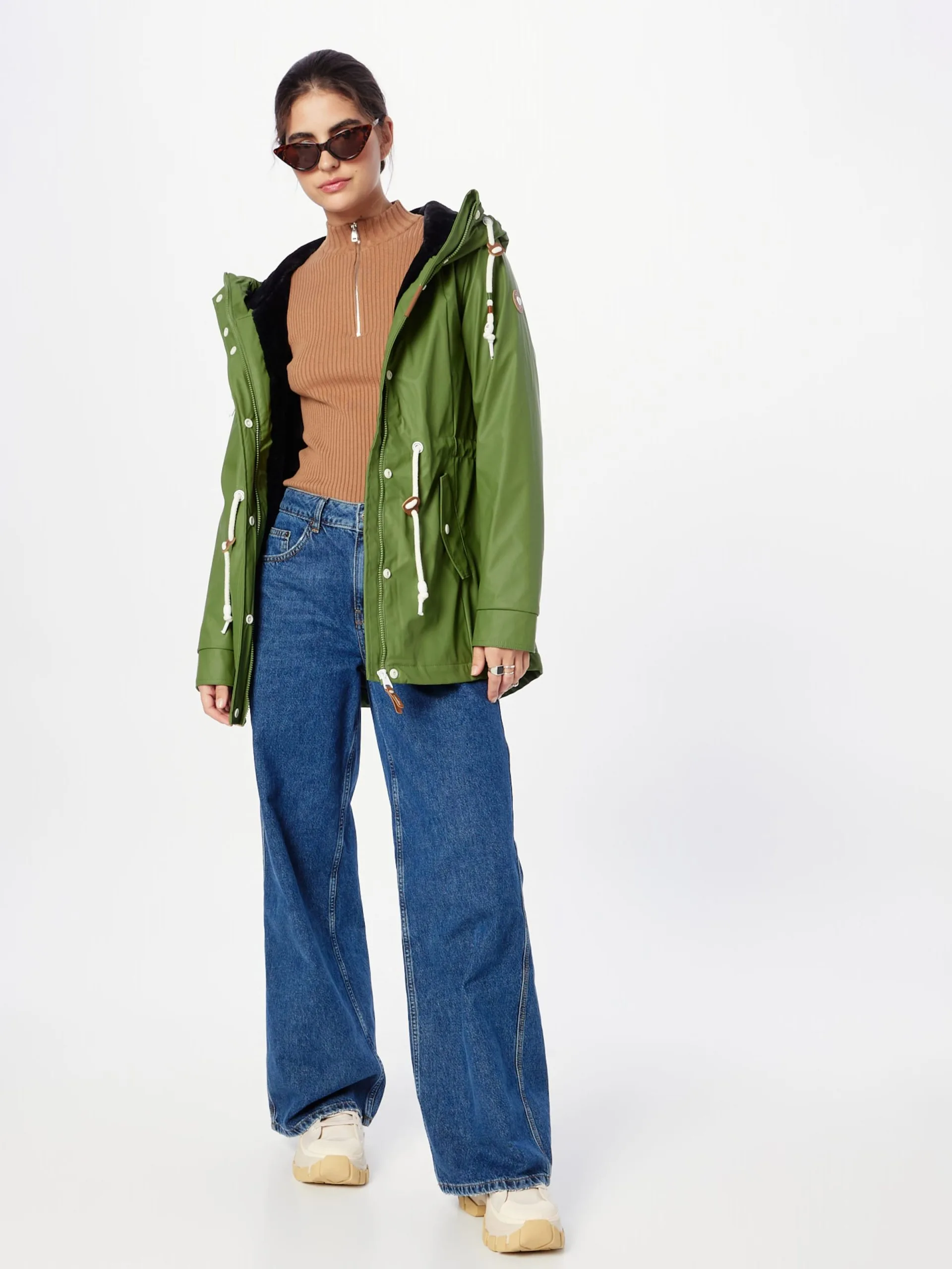 Ragwear Parkas Tussenparka MONADIS RAINY Dames Groen 5 Ragwear Parkas Tussenparka MONADIS RAINY Dames Groen - Image 5