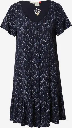 Ragwear Zomerjurken Zomerjurk Fialina Dames Blauw / Navy