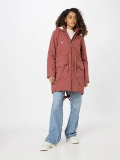 Ragwear Parkas Tussenparka CRESCEND Dames Watermeloen Rood -Ragwear Verkoop e58101f39ad58fce3c0f8db6457e4526