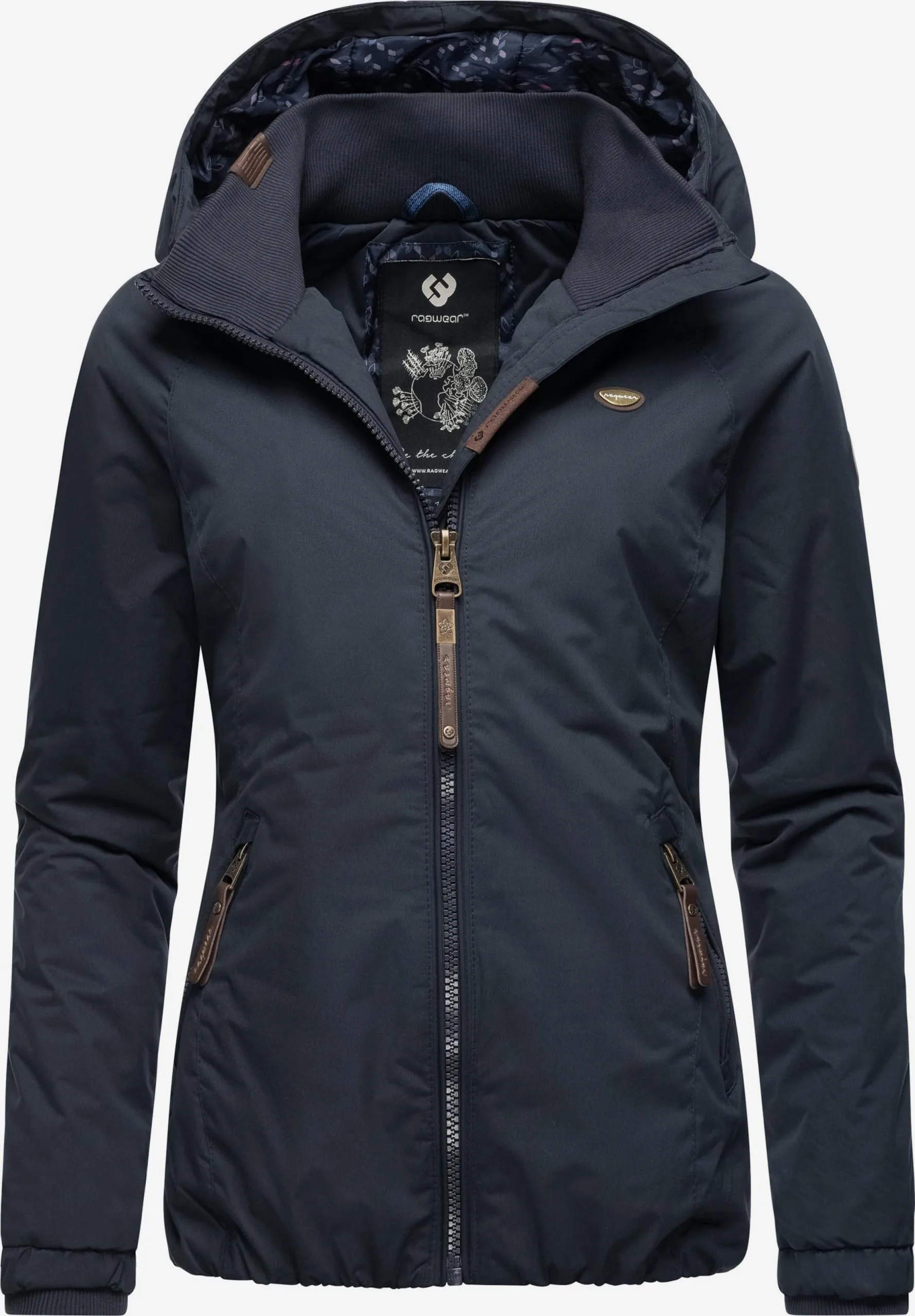 Ragwear Outdoor Jassen Functionele Jas Dizzie Dames Navy 1 Ragwear Outdoor Jassen Functionele Jas Dizzie Dames Navy