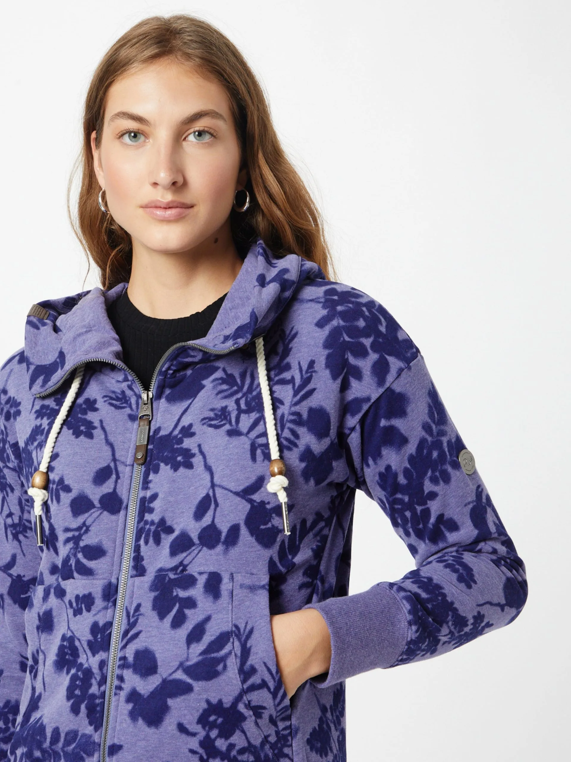 Ragwear Sweatvesten Sweatvest Dames Nachtblauw 2 Ragwear Sweatvesten Sweatvest Dames Nachtblauw - Image 2